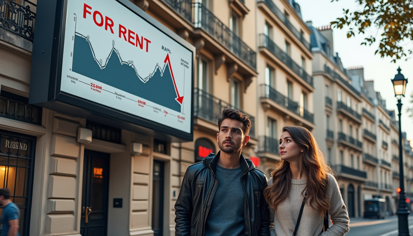 découvrez la tendance du marché immobilier en france avec la raréfaction des logements à louer et la chute spectaculaire des prix à paris, un phénomène inédit qui bouleverse le secteur.